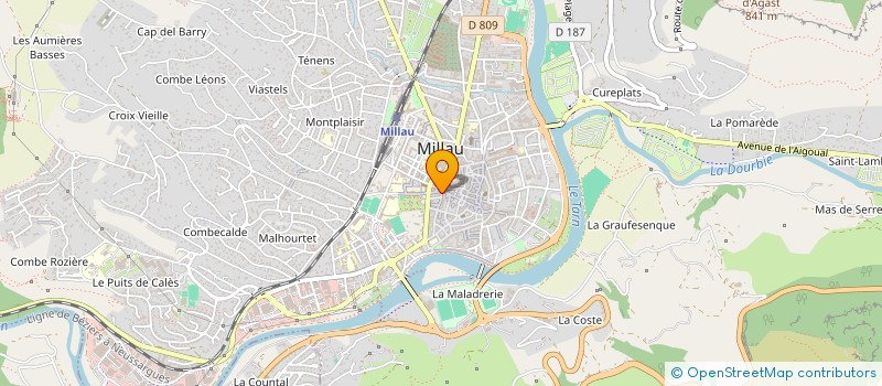 localisation de l'entreprise MONSIEUR ABDUL-KADIR AUGUSTO à MILLAU