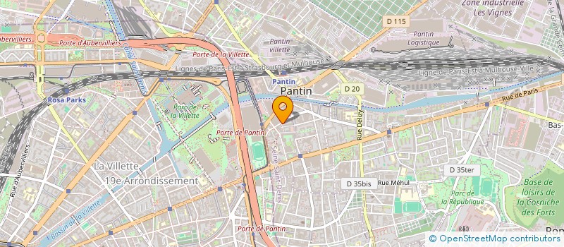localisation de l'entreprise MONSIEUR ABDUL KALAM à PANTIN