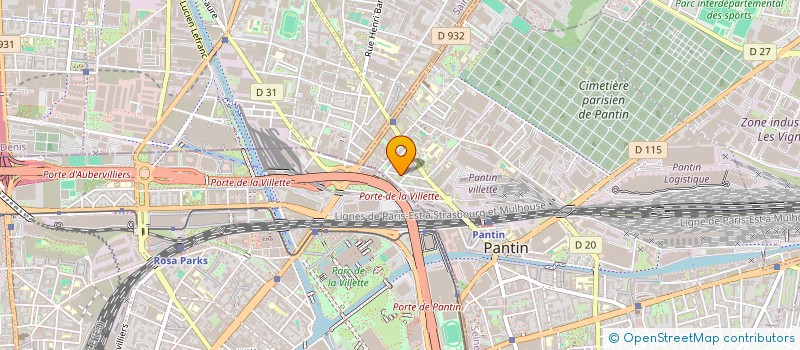 localisation de l'entreprise MONSIEUR ABDUL KARIM  PANTIN