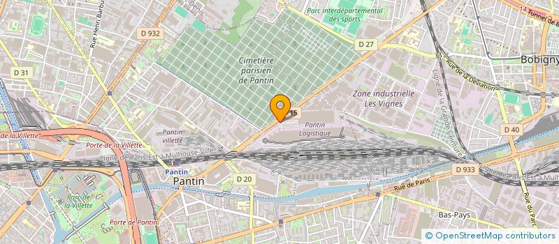 localisation de l'entreprise MONSIEUR ABDUL KHALEK à PANTIN