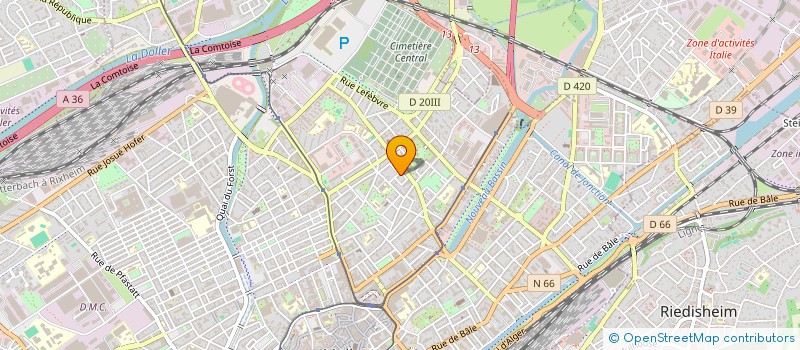 localisation de l'entreprise MONSIEUR ABDUL KHALIQ REZAYIE  MULHOUSE