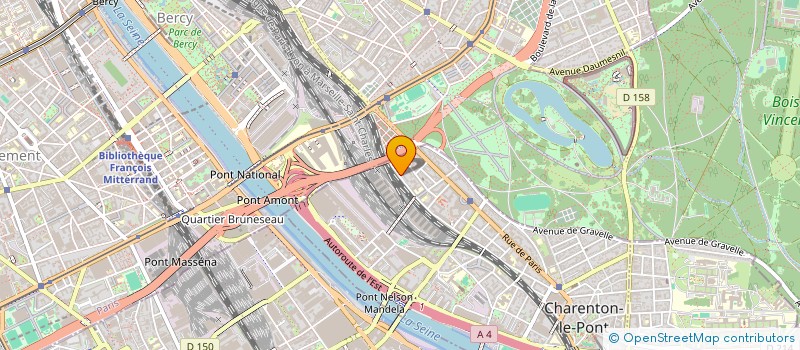 localisation de l'entreprise MONSIEUR ABDUL KHUGYANI  CHARENTON-LE-PONT