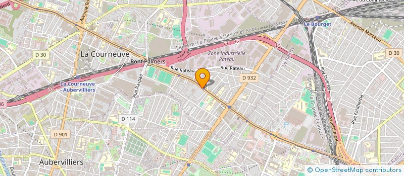 localisation de l'entreprise MONSIEUR ABDUL KUDDUS à LA COURNEUVE