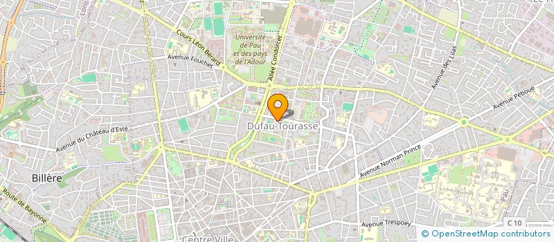 localisation de l'entreprise MONSIEUR ABDUL LUDIN à PAU