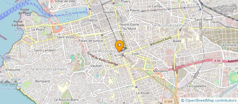 localisation de l'entreprise MONSIEUR ABDUL MAHROOF à MARSEILLE