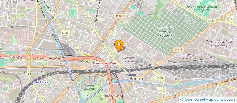 localisation de l'entreprise MONSIEUR ABDUL MALIK AHMADZAI à PANTIN