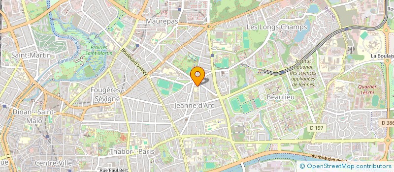 localisation de l'entreprise MONSIEUR ABDUL MATINE WAHAB  RENNES