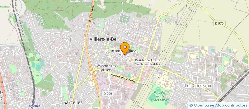 localisation de l'entreprise MONSIEUR ABDUL MOHAMED à VILLIERS-LE-BEL