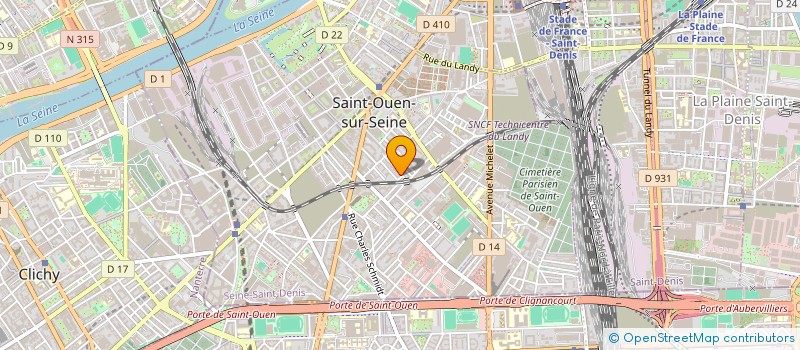 localisation de l'entreprise MONSIEUR ABDUL MOMIN à SAINT-OUEN-SUR-SEINE