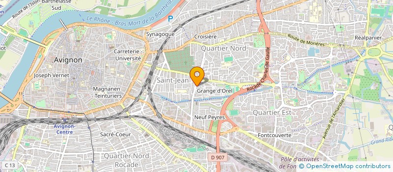 localisation de l'entreprise MONSIEUR ABDUL MOUSLIM ZADA  AVIGNON