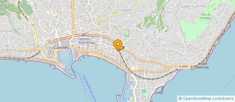 localisation de l'entreprise MONSIEUR ABDUL-NASSER MANDO à CANNES