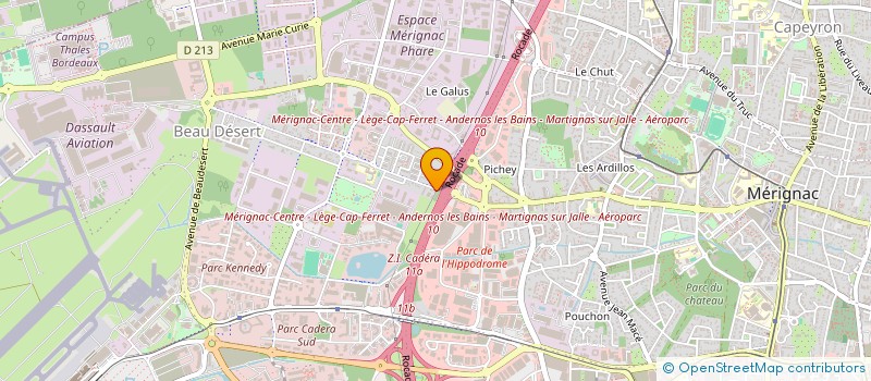 localisation de l'entreprise MONSIEUR ABDUL NASSIR QADIRI  MERIGNAC