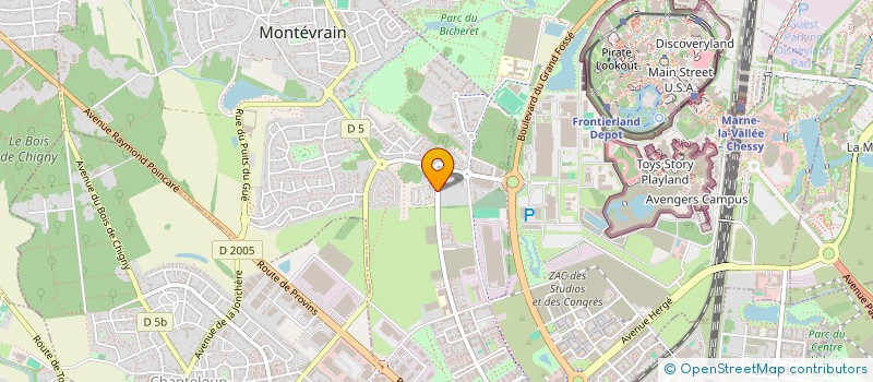 localisation de l'entreprise MONSIEUR ABDUL NAZARI  MONTEVRAIN