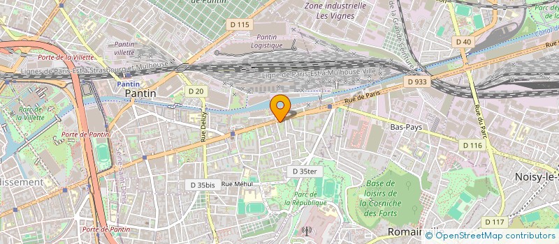 localisation de l'entreprise MONSIEUR ABDUL OPI à PANTIN