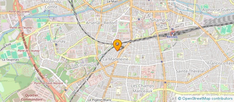 localisation de l'entreprise MONSIEUR ABDUL OUATTARA à RENNES