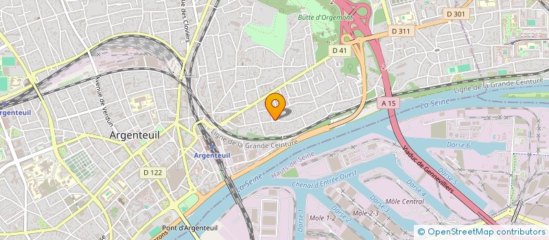 localisation de l'entreprise MONSIEUR ABDUL QUDDUS  ARGENTEUIL