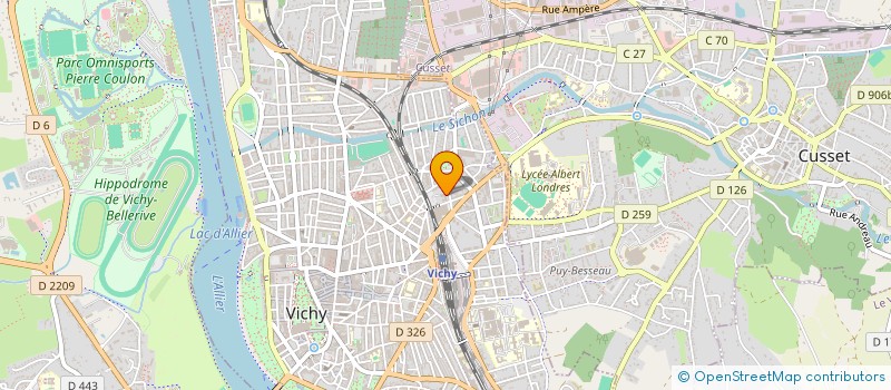 localisation de l'entreprise MONSIEUR ABDUL QUDOS RUSTAMKHEL  VICHY