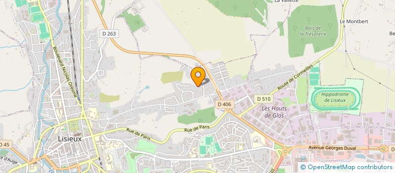 localisation de l'entreprise MONSIEUR ABDUL RAOUF BAWADEKJI  LISIEUX