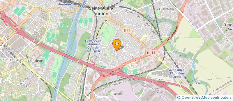 localisation de l'entreprise MONSIEUR ABDUL RAZAC MOHAMMED  SAINT-OUEN-L'AUMONE