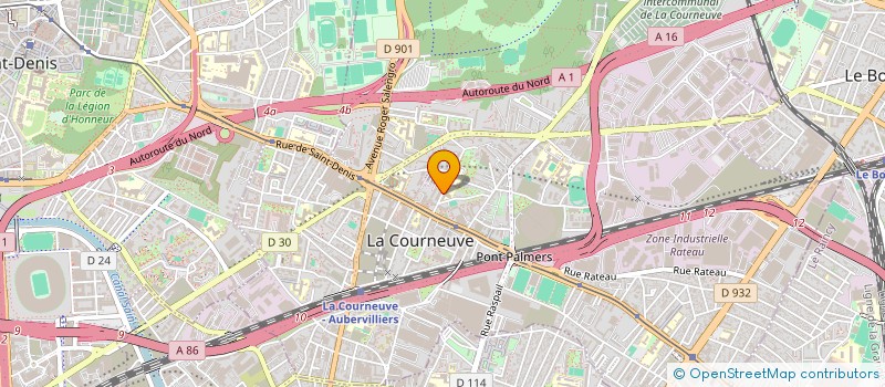 localisation de l'entreprise MONSIEUR ABDUL SAFI à LA COURNEUVE