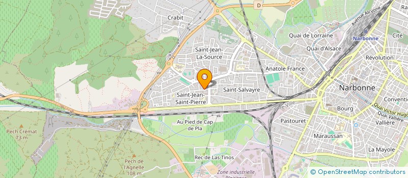 localisation de l'entreprise MONSIEUR ABDUL SAKHI à NARBONNE