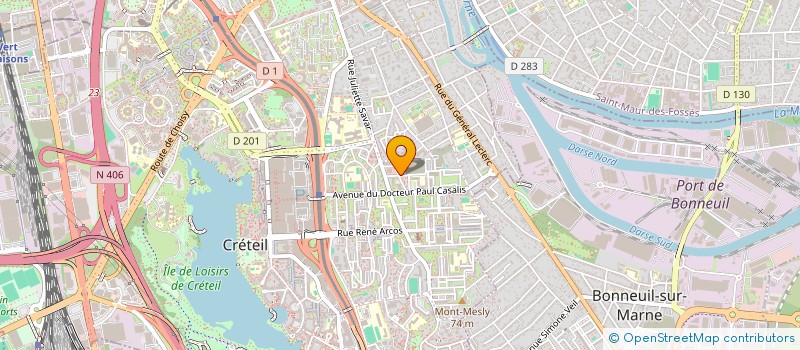 localisation de l'entreprise MONSIEUR ABDUL SATAR ZADA  CRETEIL