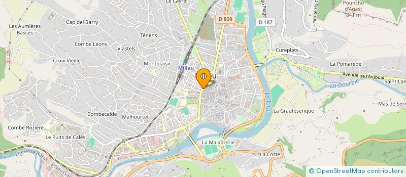 localisation de l'entreprise MONSIEUR ABDUL TEMORI  MILLAU