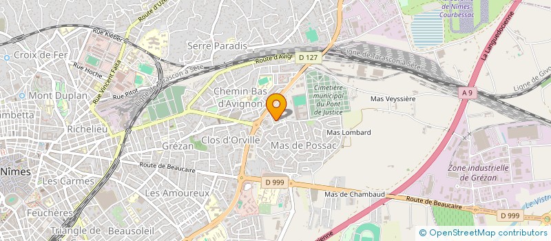 localisation de l'entreprise MONSIEUR ABDUL USAEV  NIMES