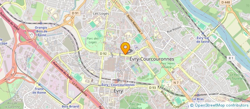localisation de l'entreprise MONSIEUR ABDUL WAHID HAFIZI  EVRY-COURCOURONNES
