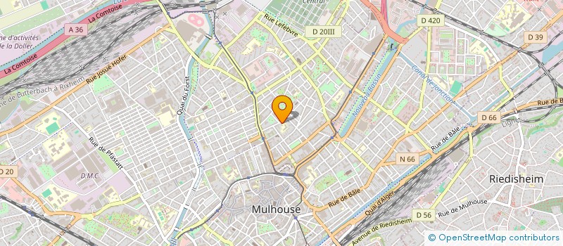 localisation de l'entreprise MONSIEUR ABDUL WALI FAZLI  MULHOUSE