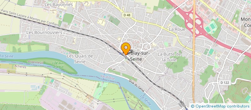 localisation de l'entreprise MONSIEUR ABDUL WALI MIAKHEL  HERBLAY-SUR-SEINE