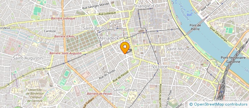 localisation de l'entreprise MONSIEUR ABDUL WULENSI HAJJI à BORDEAUX