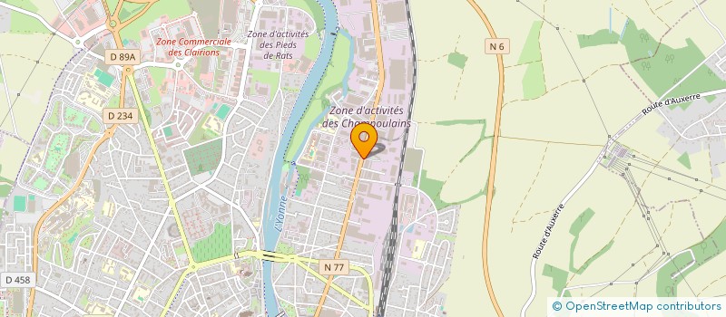 localisation de l'entreprise MONSIEUR ABDUL YAQOOBI  AUXERRE