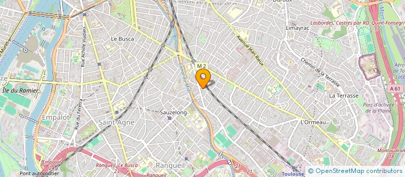 localisation de l'entreprise MONSIEUR ABDUL YOUSAFZAI  TOULOUSE