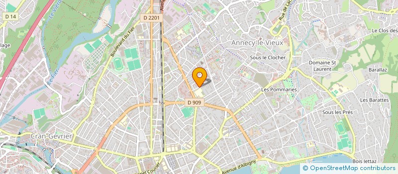 localisation de l'entreprise MONSIEUR ABDULA ISHAQ ADAM à ANNECY