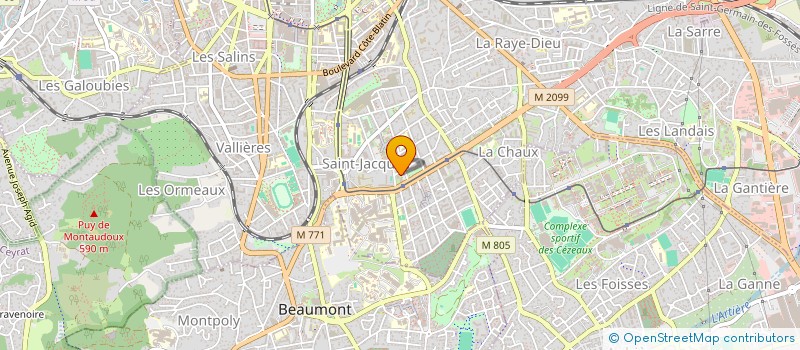 localisation de l'entreprise MONSIEUR ABDULA RAZHANOV  CLERMONT-FERRAND