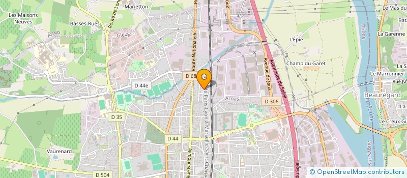 localisation de l'entreprise MONSIEUR ABDULAH DONGEL  SAINT-GEORGES-DE-RENEINS