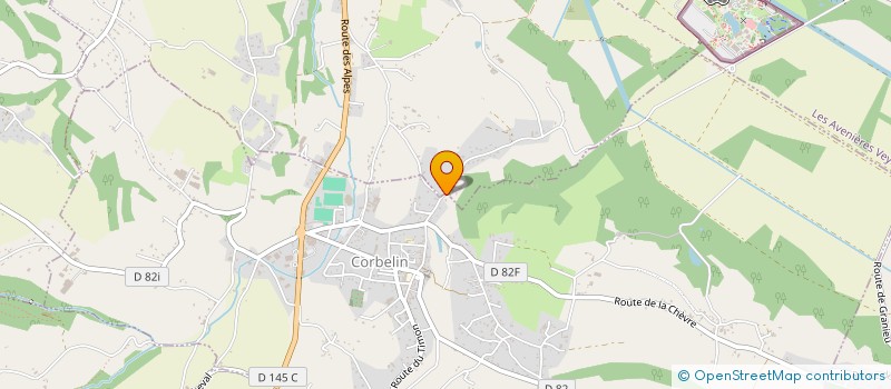 localisation de l'entreprise MONSIEUR ABDULAH YORUR  LES AVENIERES VEYRINS-THUELLIN