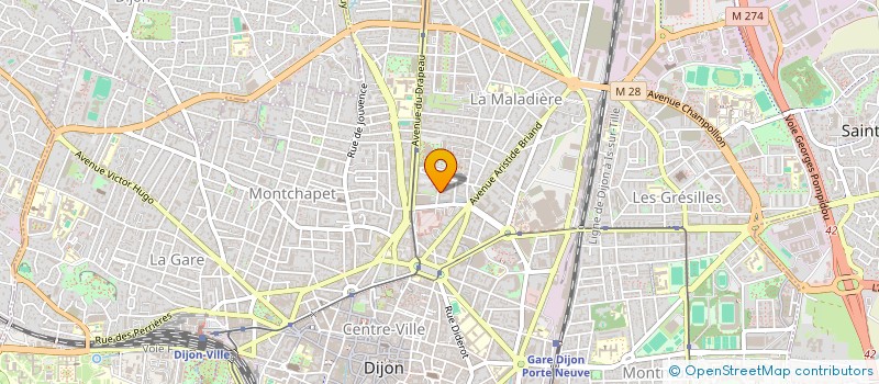 localisation de l'entreprise MONSIEUR ABDULAHI ALI HASSAN à DIJON
