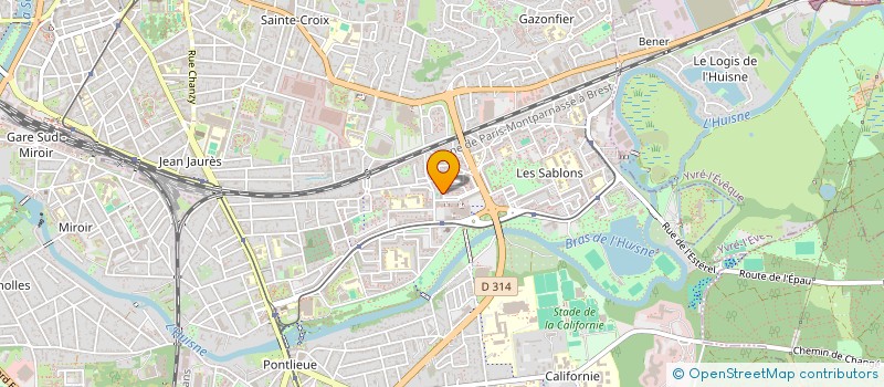 localisation de l'entreprise MONSIEUR ABDULAHI SATOUEV  LE MANS