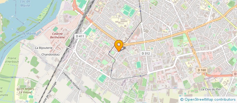 localisation de l'entreprise MONSIEUR ABDULAI HUSSEIN à ANGERS