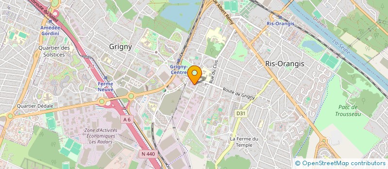 localisation de l'entreprise MONSIEUR ABDULATIF ABDULRAHMAN MAHMUD  RIS-ORANGIS