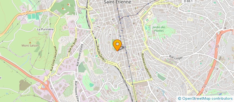 localisation de l'entreprise MONSIEUR ABDULAZEZ ELZAFTAWY  SAINT-ETIENNE