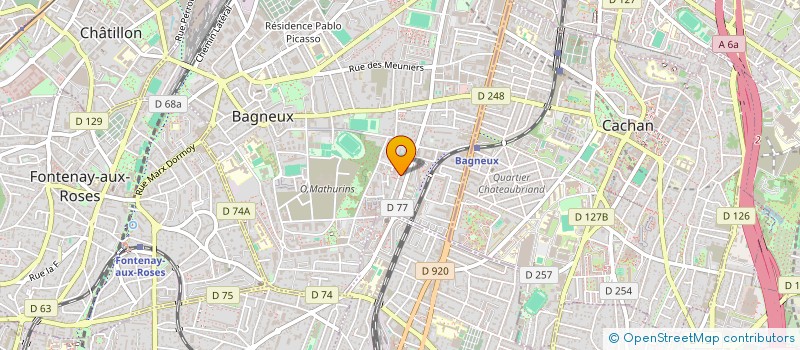 localisation de l'entreprise MONSIEUR ABDULAZIZ BARRY à BAGNEUX