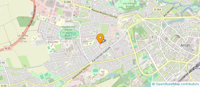 localisation de l'entreprise MONSIEUR ABDULBAQI SEKANDARI à ARRAS