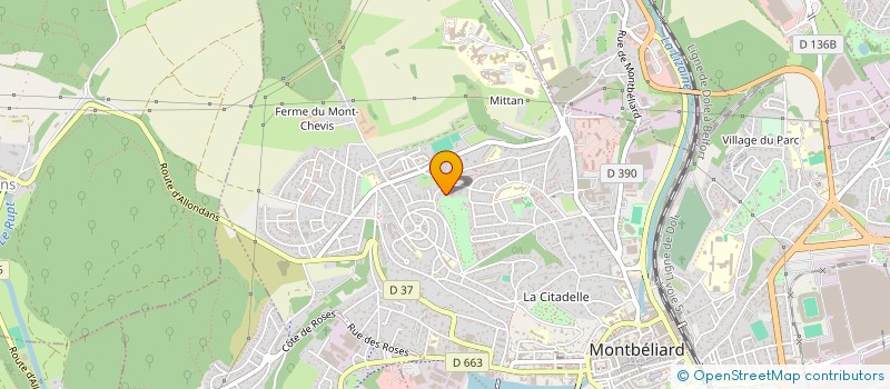 localisation de l'entreprise MONSIEUR ABDULBASIR KARIMI  MONTBELIARD