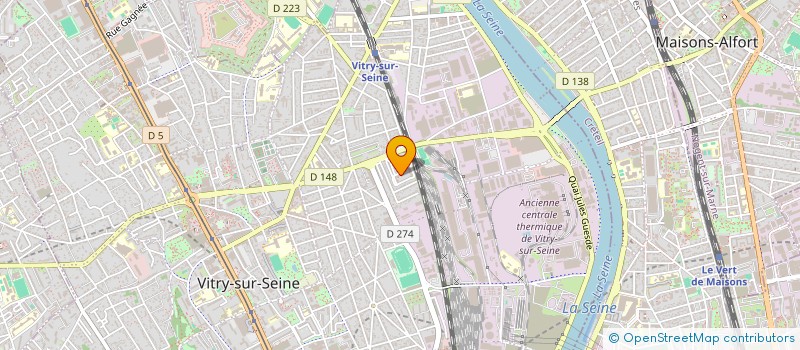 localisation de l'entreprise MONSIEUR ABDULBASIT RAHMANI  VITRY-SUR-SEINE