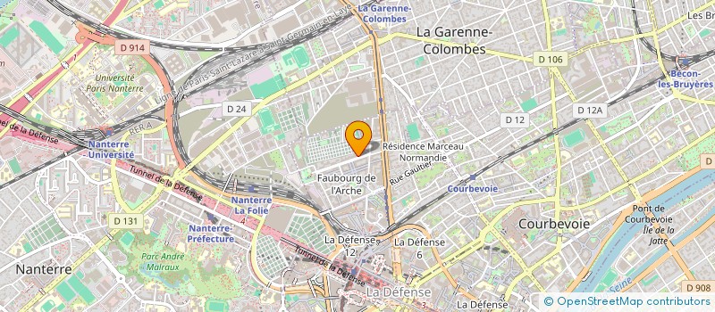 localisation de l'entreprise MONSIEUR ABDULBASSET FEYZI à COURBEVOIE