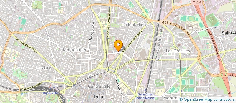 localisation de l'entreprise MONSIEUR ABDULFATAH IBRAHIM à DIJON