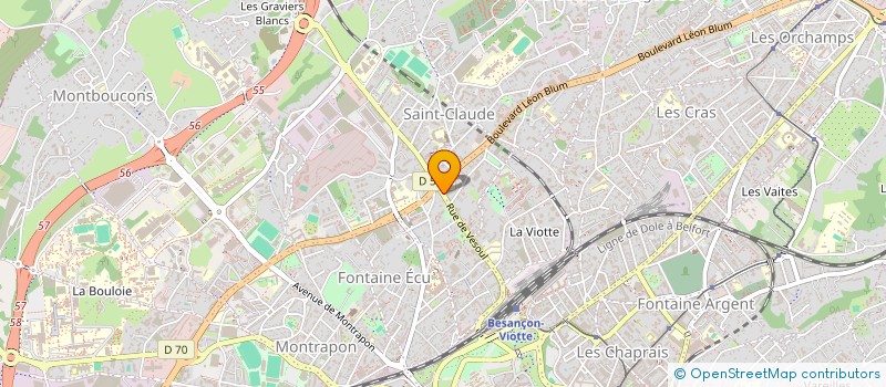 localisation de l'entreprise MONSIEUR ABDULGADER MREWA  BESANCON